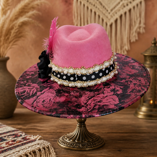 LOVE IN PINK RANCHER HAT