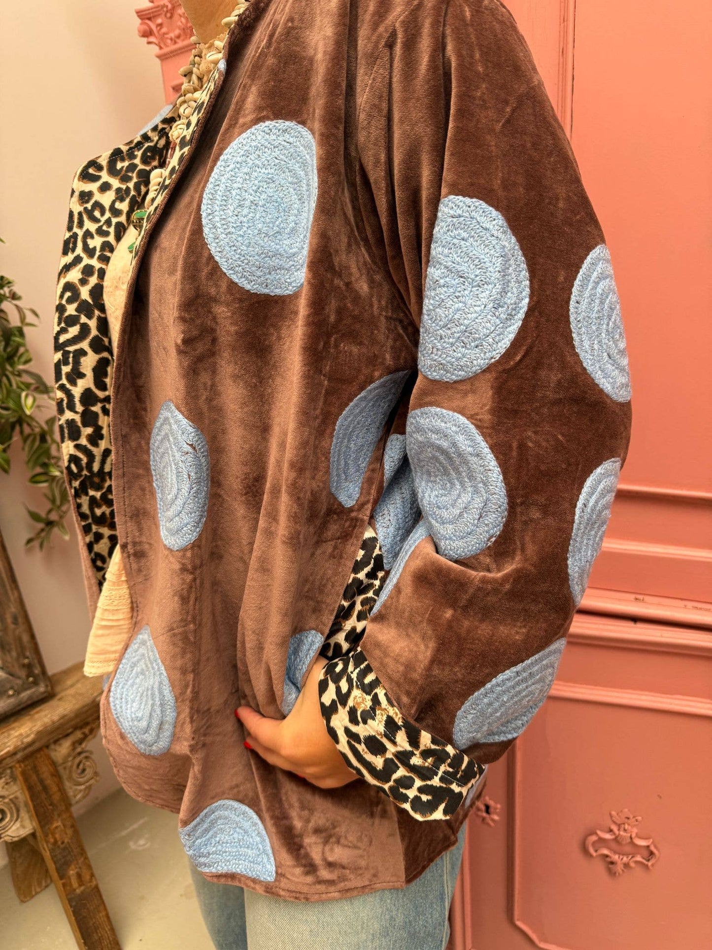 ToutVintage Brown Velvet Jacket