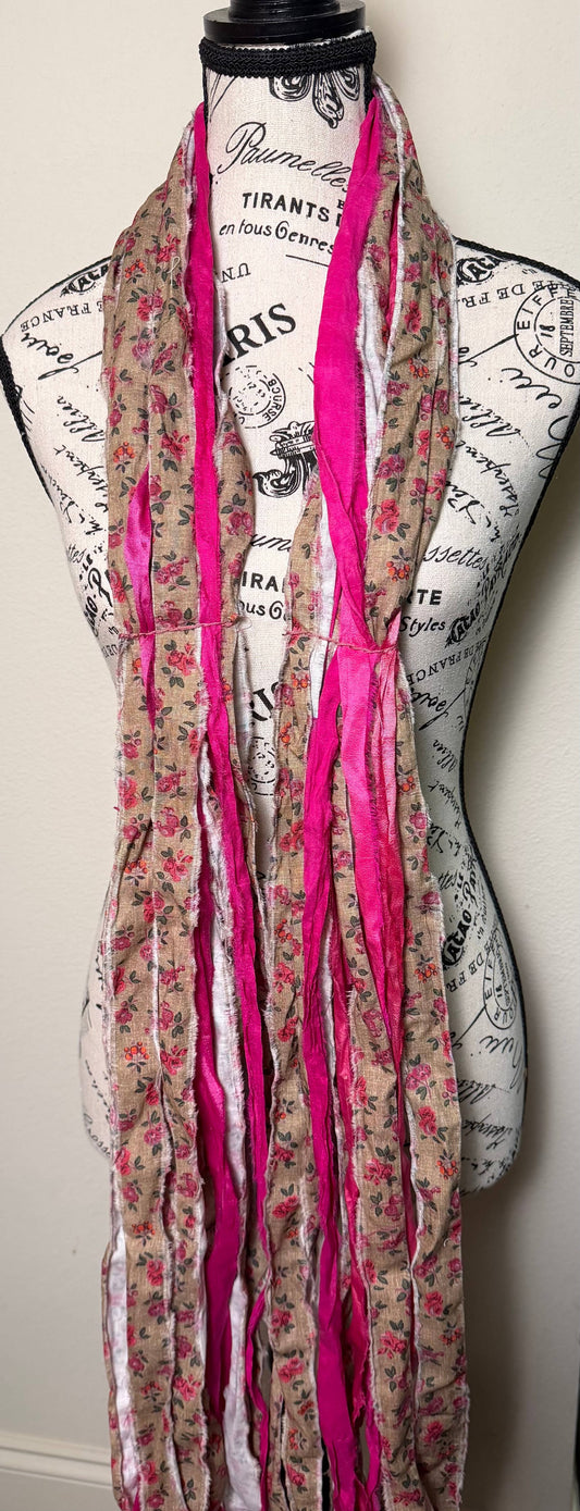 Fringe Scarf -HONEY & ROSEHIPS