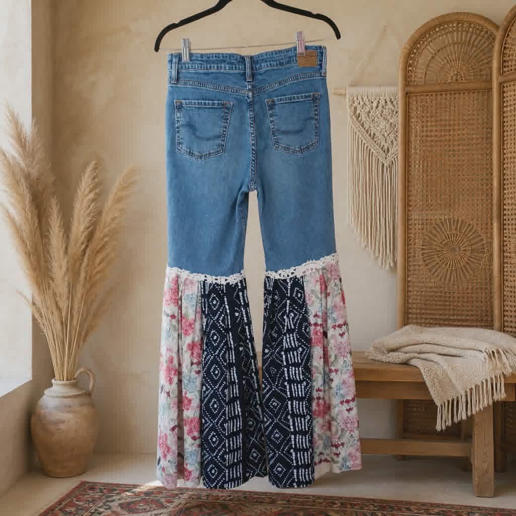 GYPSY GARDEN DENIM BELLS