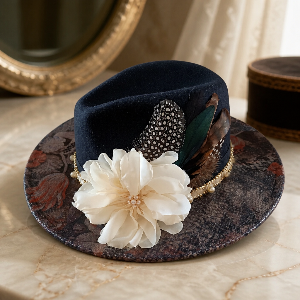 Black Fedora Hat