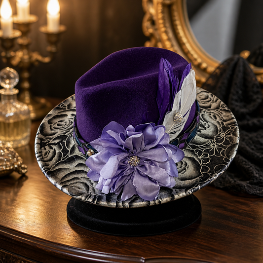 Purple Fedora Hat