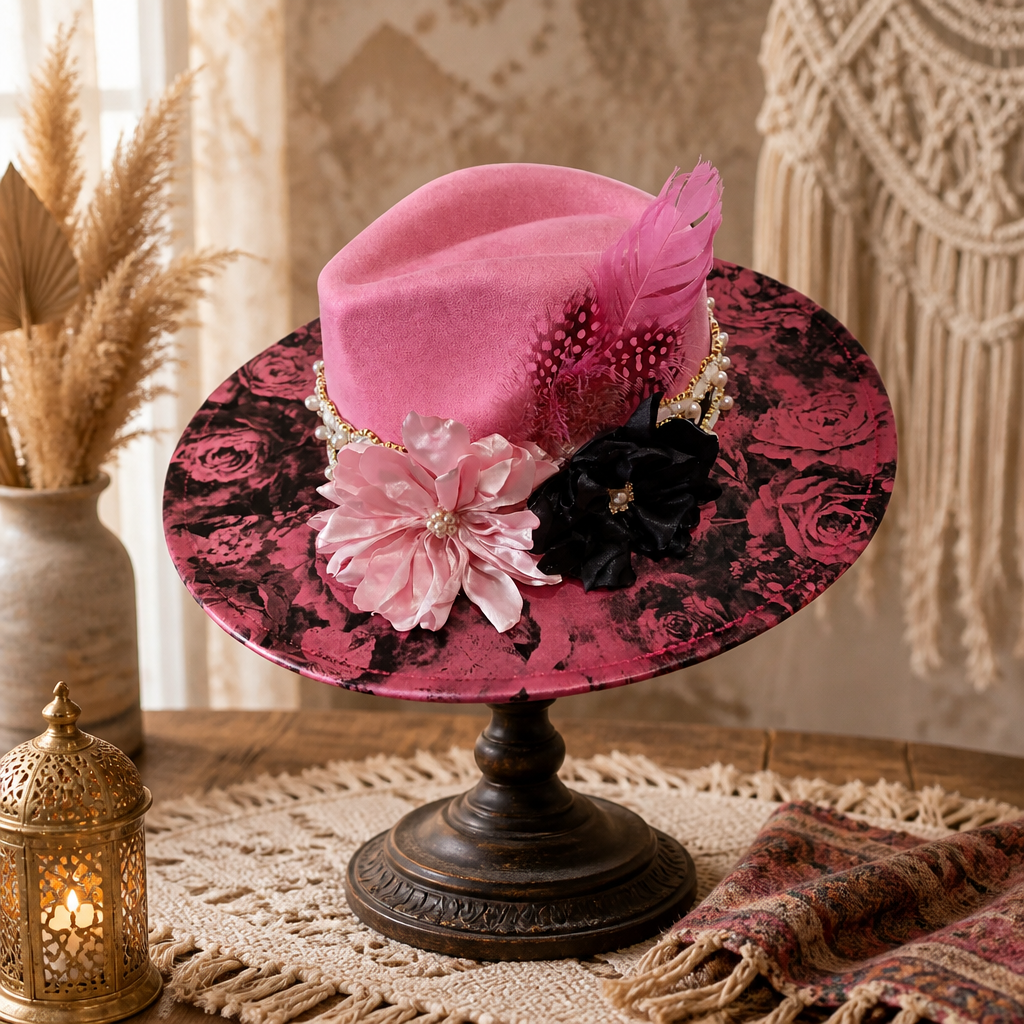 LOVE IN PINK RANCHER HAT