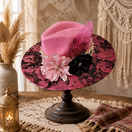 LOVE IN PINK RANCHER HAT