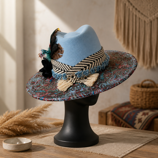 PAISLEY GYPSY RANCHER HAT