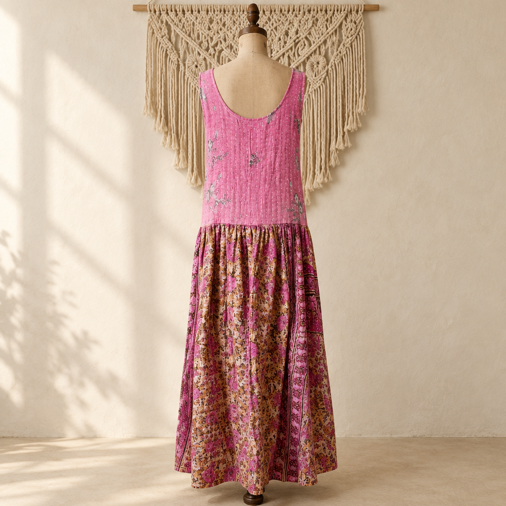 Gypsy Caravan Kantha Dress #105