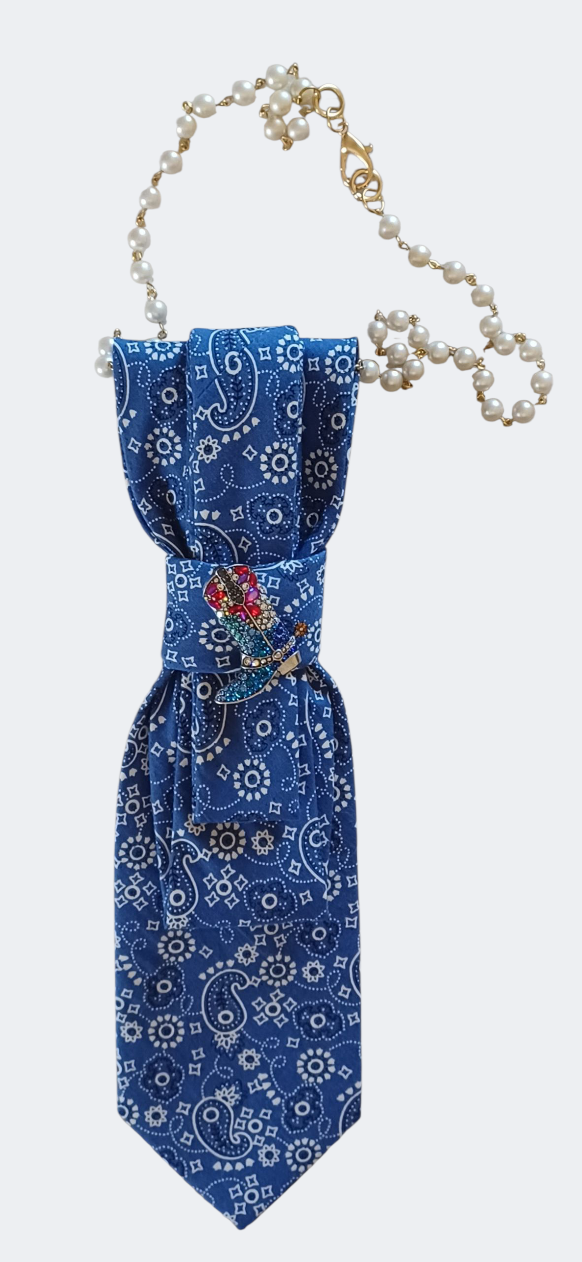 Cowgirl Blue Paisley