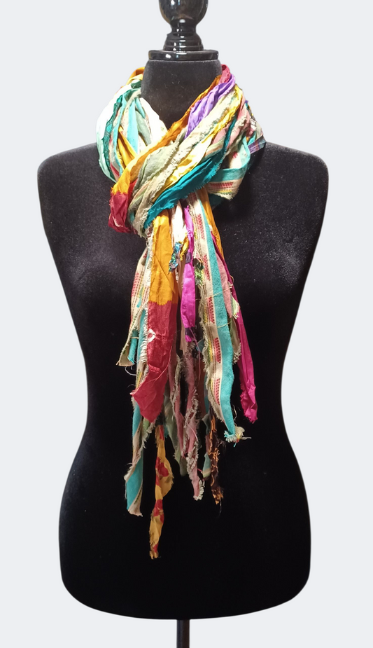 Happy Fringe Scarf