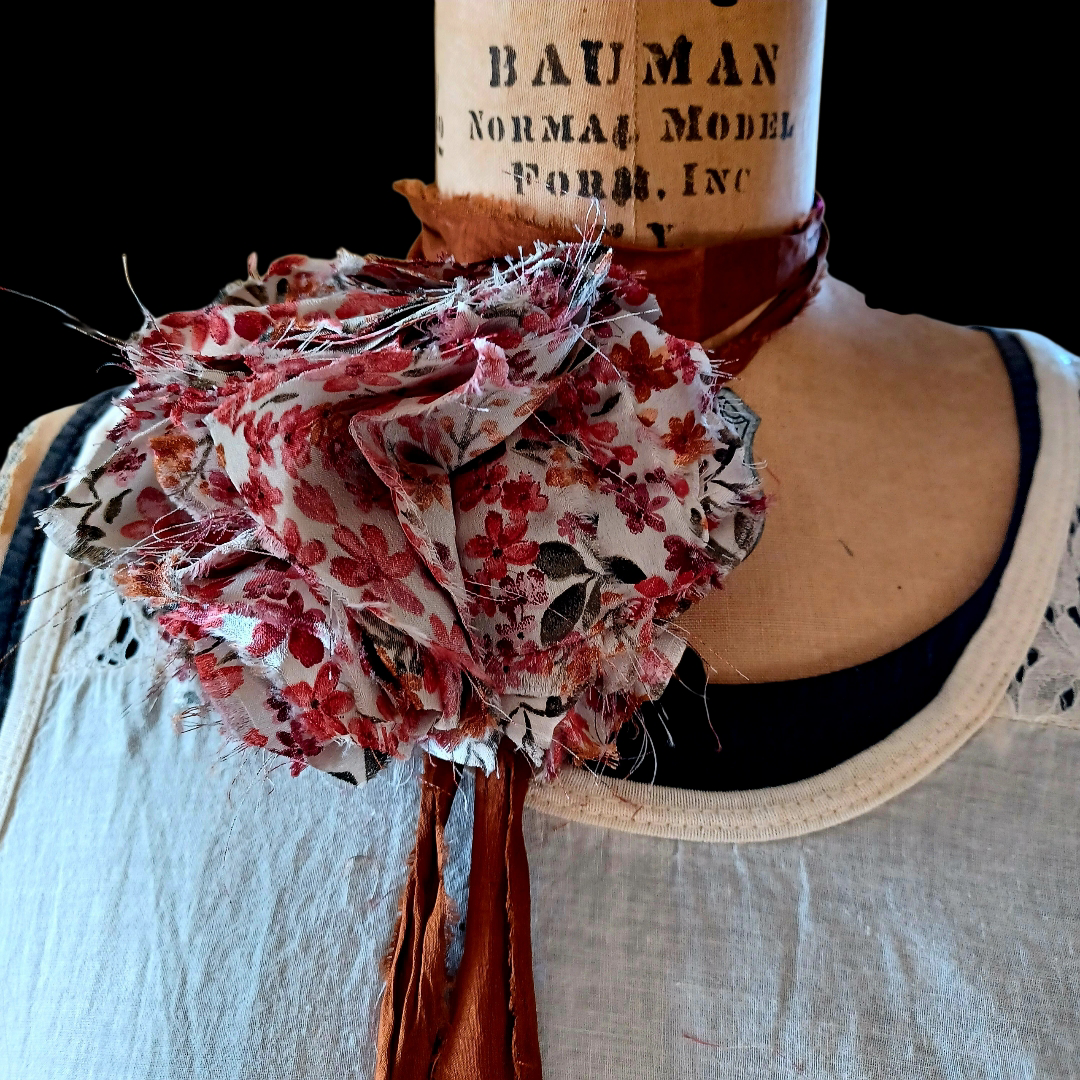 Floret Accessory- Neck Tie/Brooch/Hair Clip