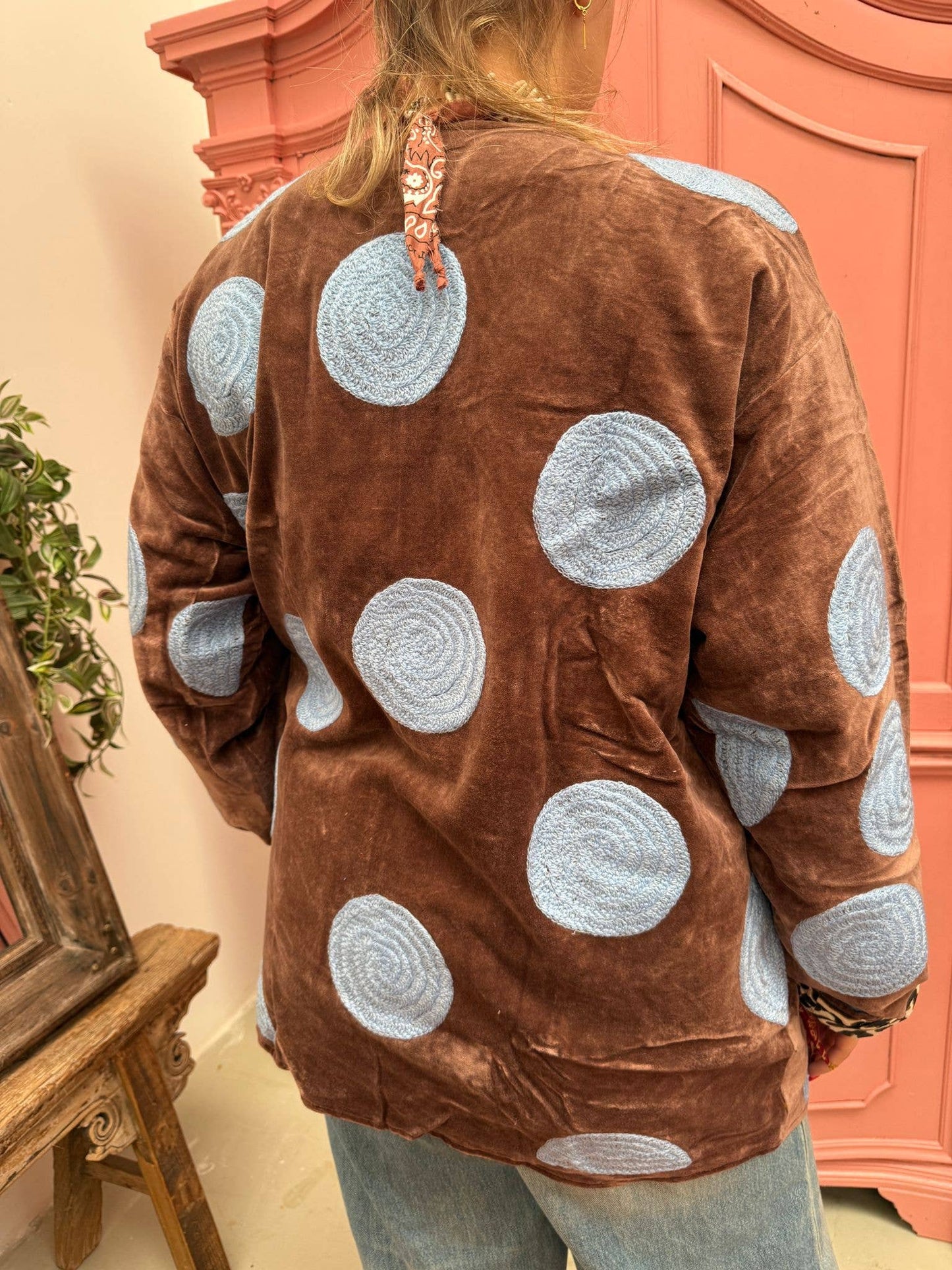 ToutVintage Brown Velvet Jacket