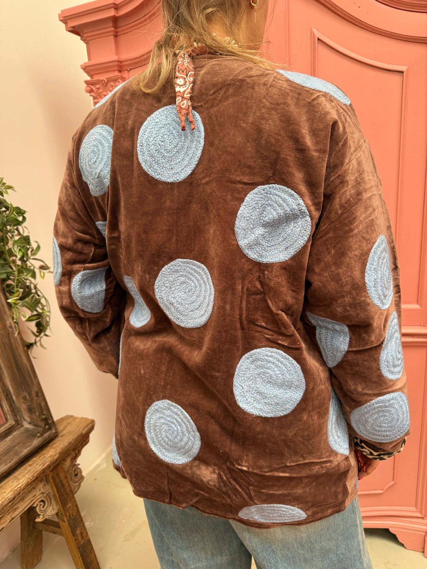 ToutVintage Brown Velvet Jacket