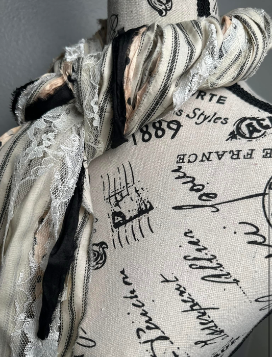Fringe Scarf - Love Letter