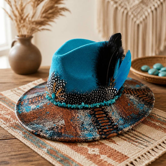 TURQUOISE NOMAD Rancher Hat