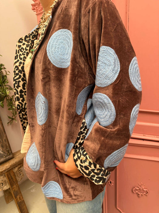 ToutVintage Brown Velvet Jacket