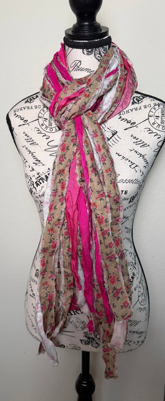 Fringe Scarf -HONEY & ROSEHIPS