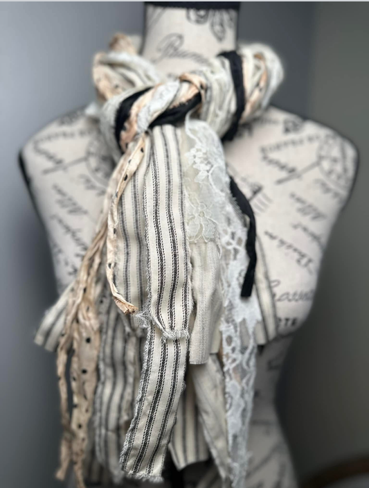 Fringe Scarf - Love Letter