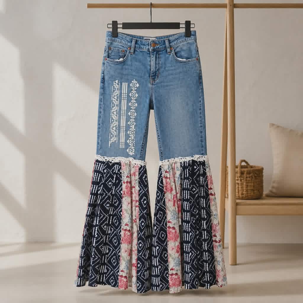 GYPSY GARDEN DENIM BELLS