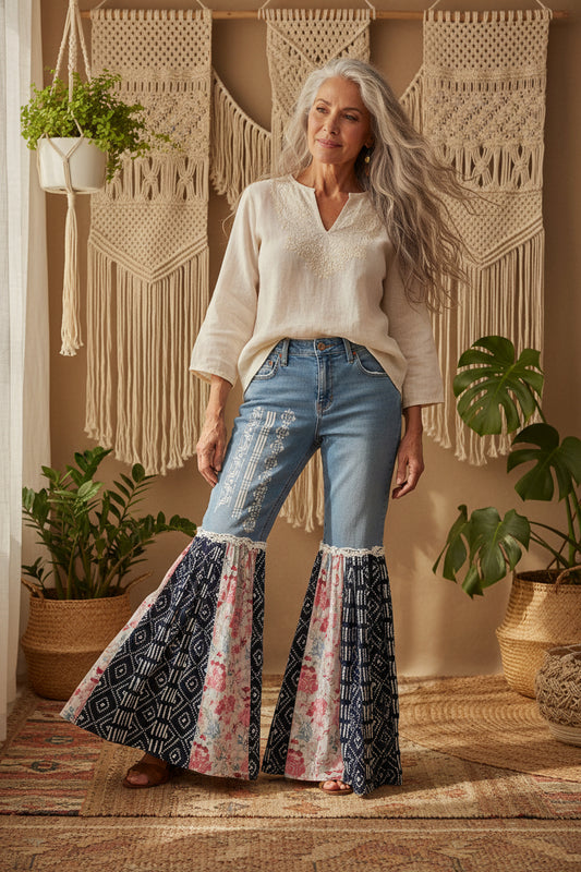 GYPSY GARDEN DENIM BELLS